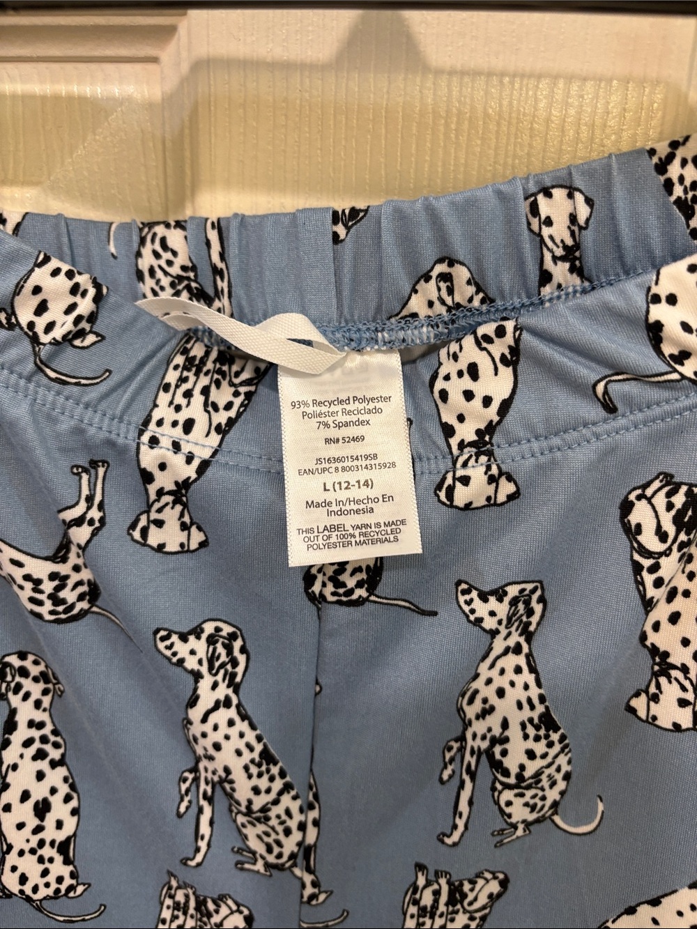 Joyspun Blue Dalmatian Print Pajama Set - Unbranded - Picture 5 of 7